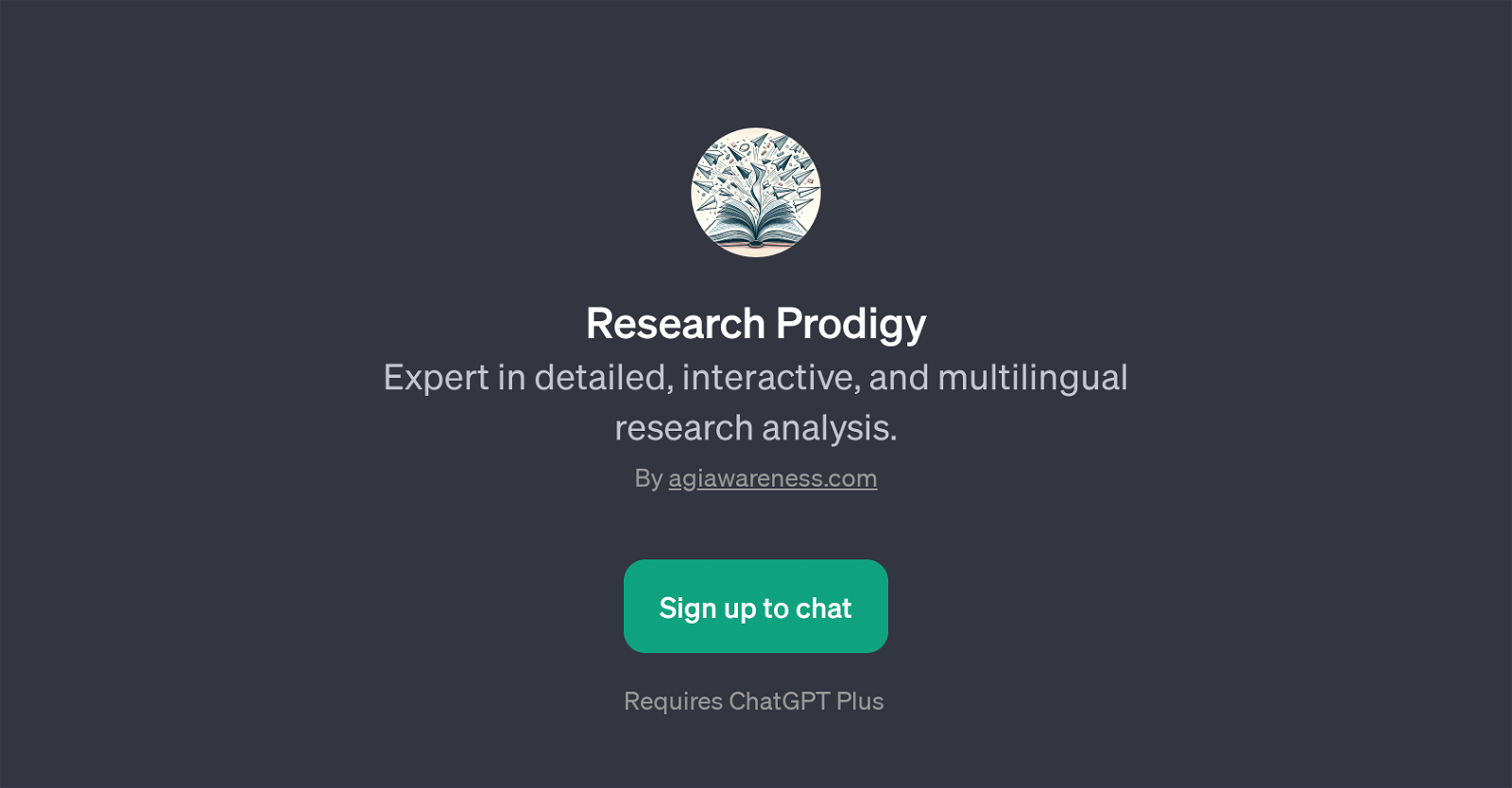Research Prodigy website