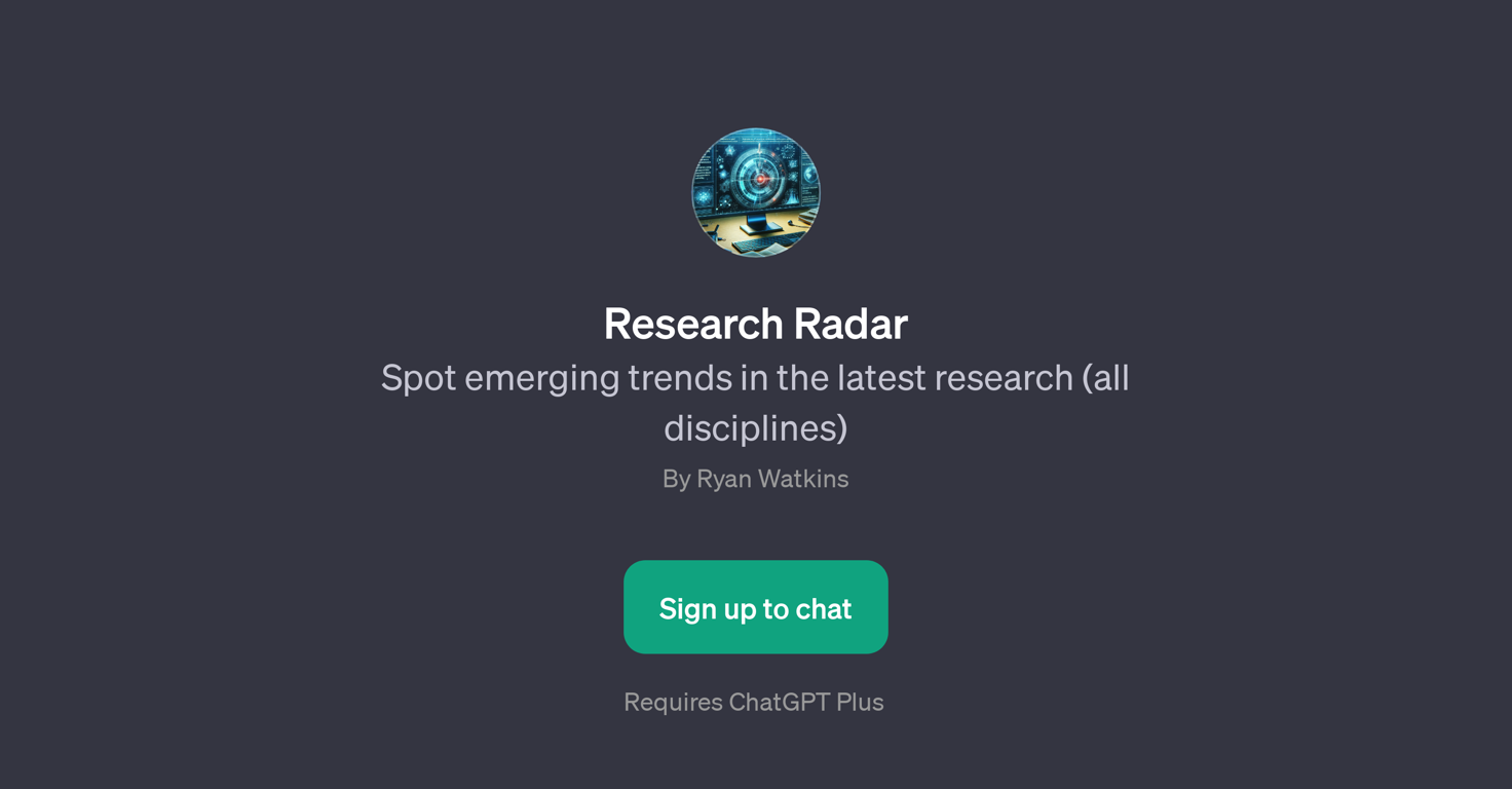 Research Radar website