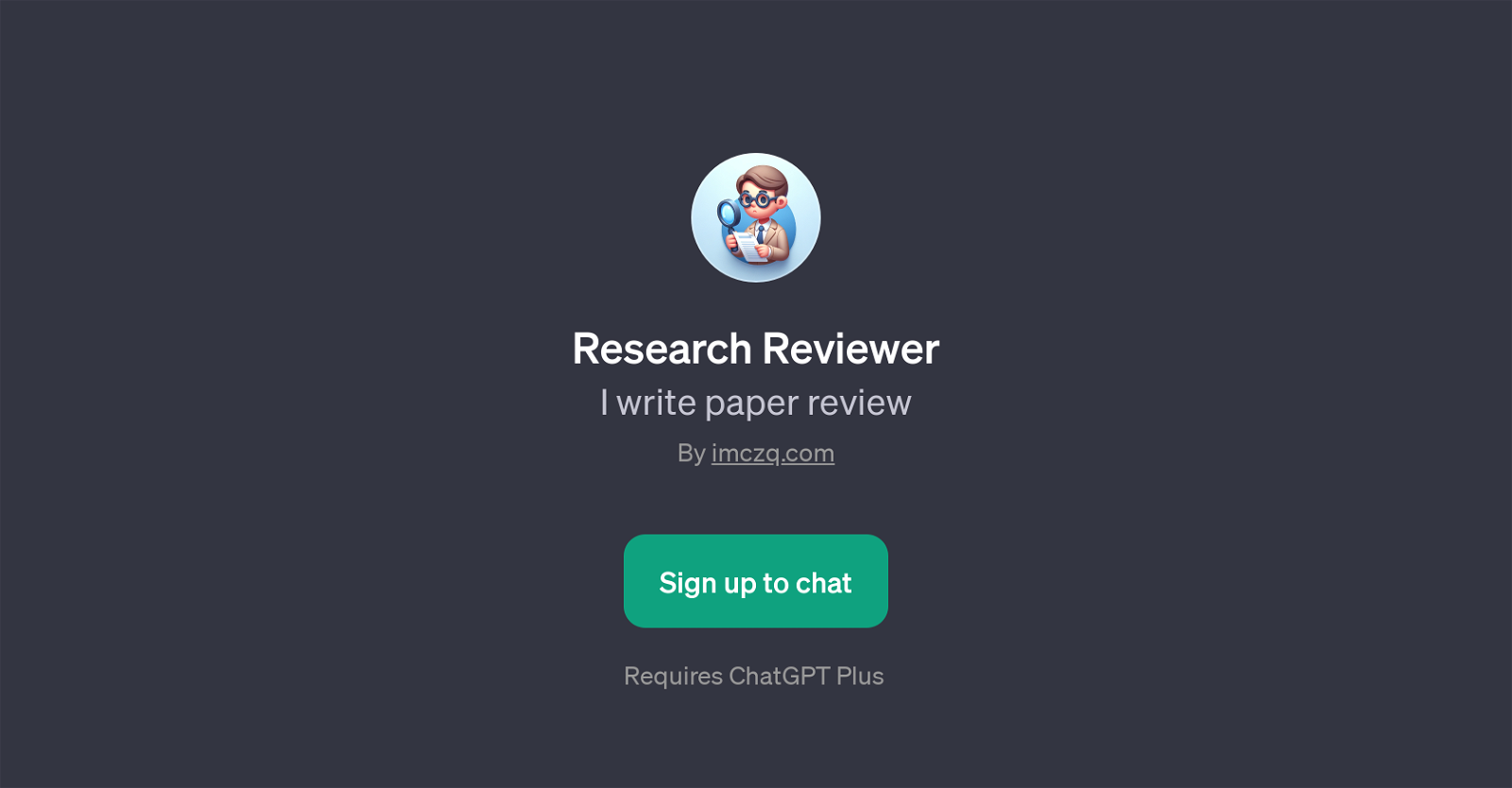 Research Reviewer website