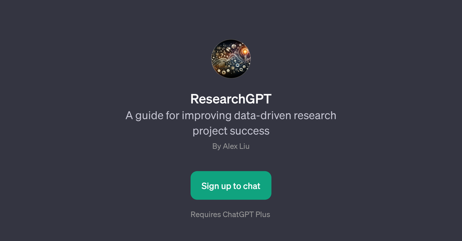 ResearchGPT website