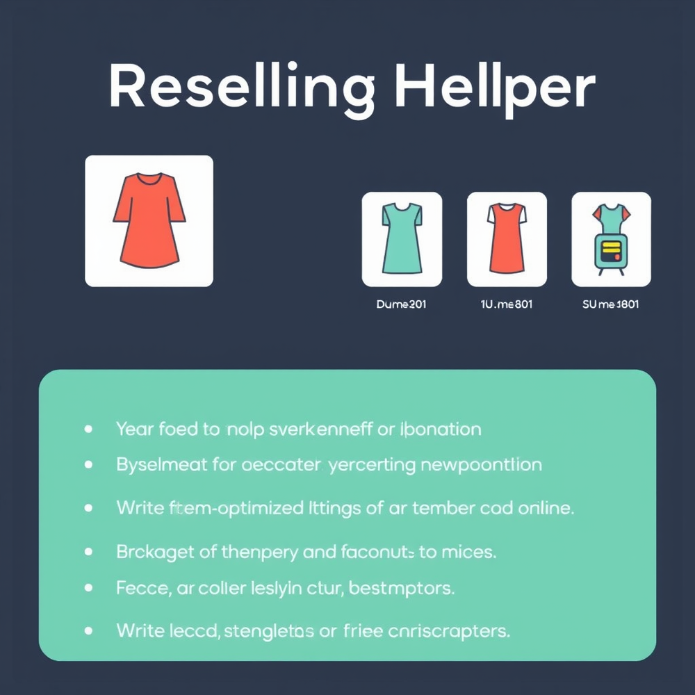 Reselling Helper website