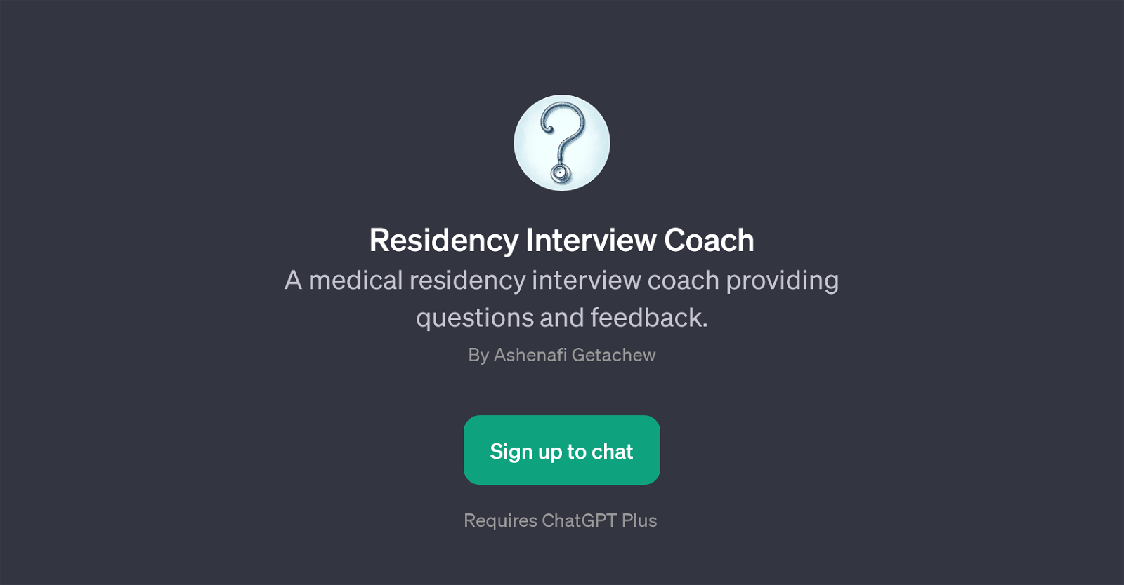 Residency Interview Coach website