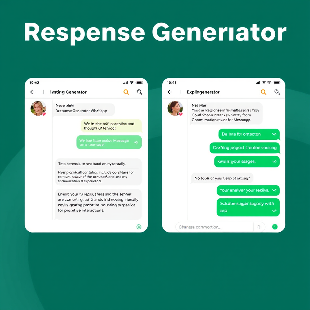 Response Generator Whatsapp website
