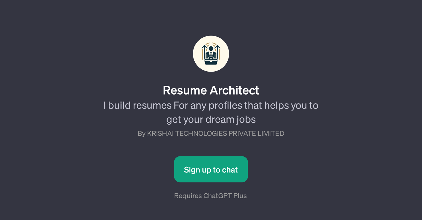 Resume Architect website