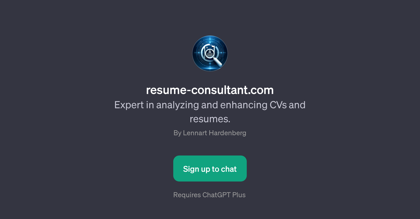 resume-consultant.com website