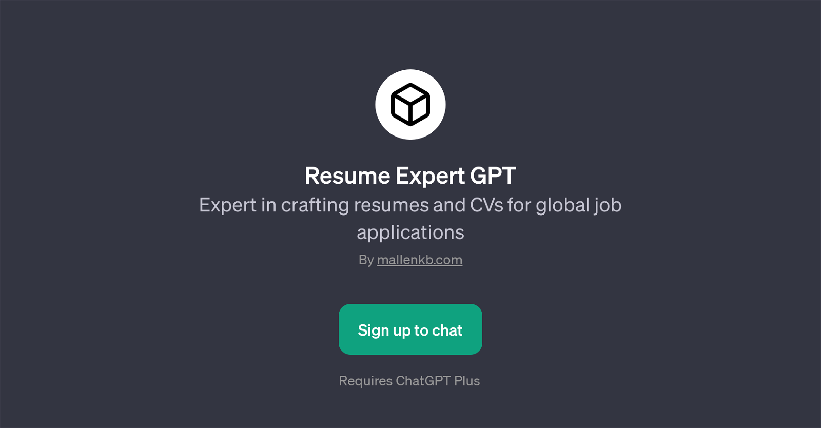 Resume Expert GPT website