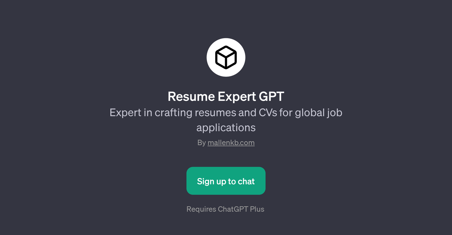 Resume Expert GPT website