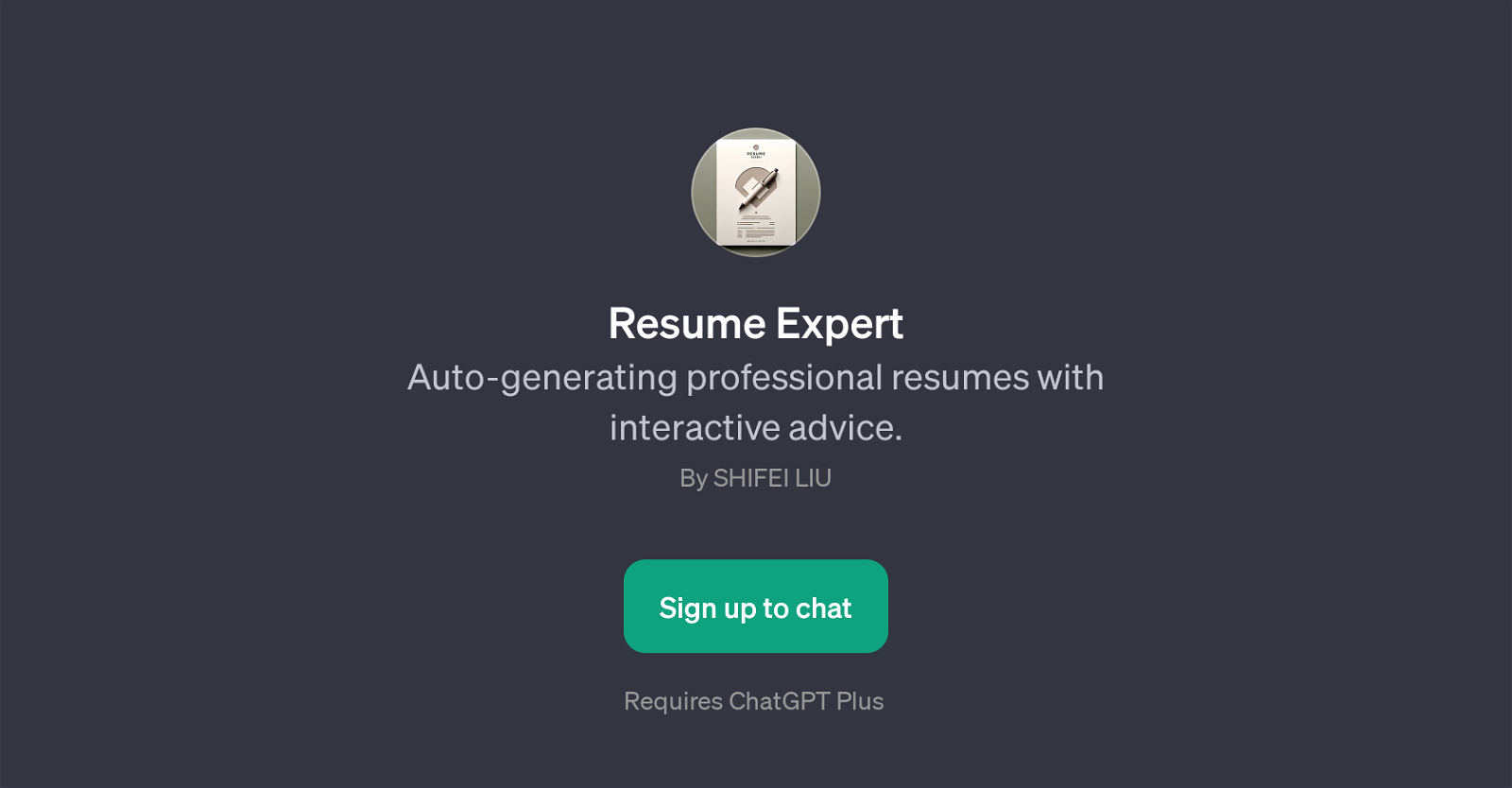 Resume Expert website