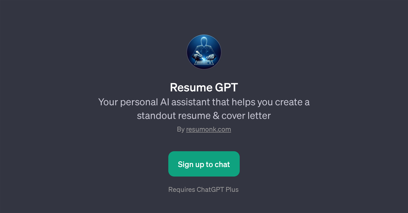 Resume GPT website