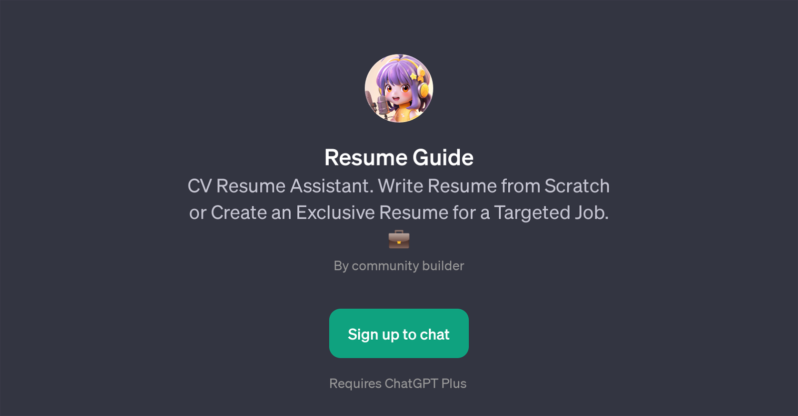 Resume Guide website