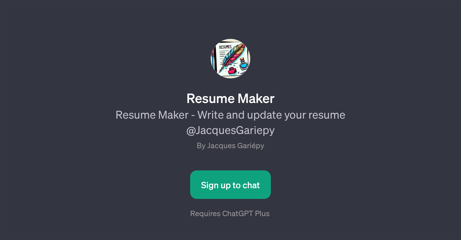 Resume Maker website