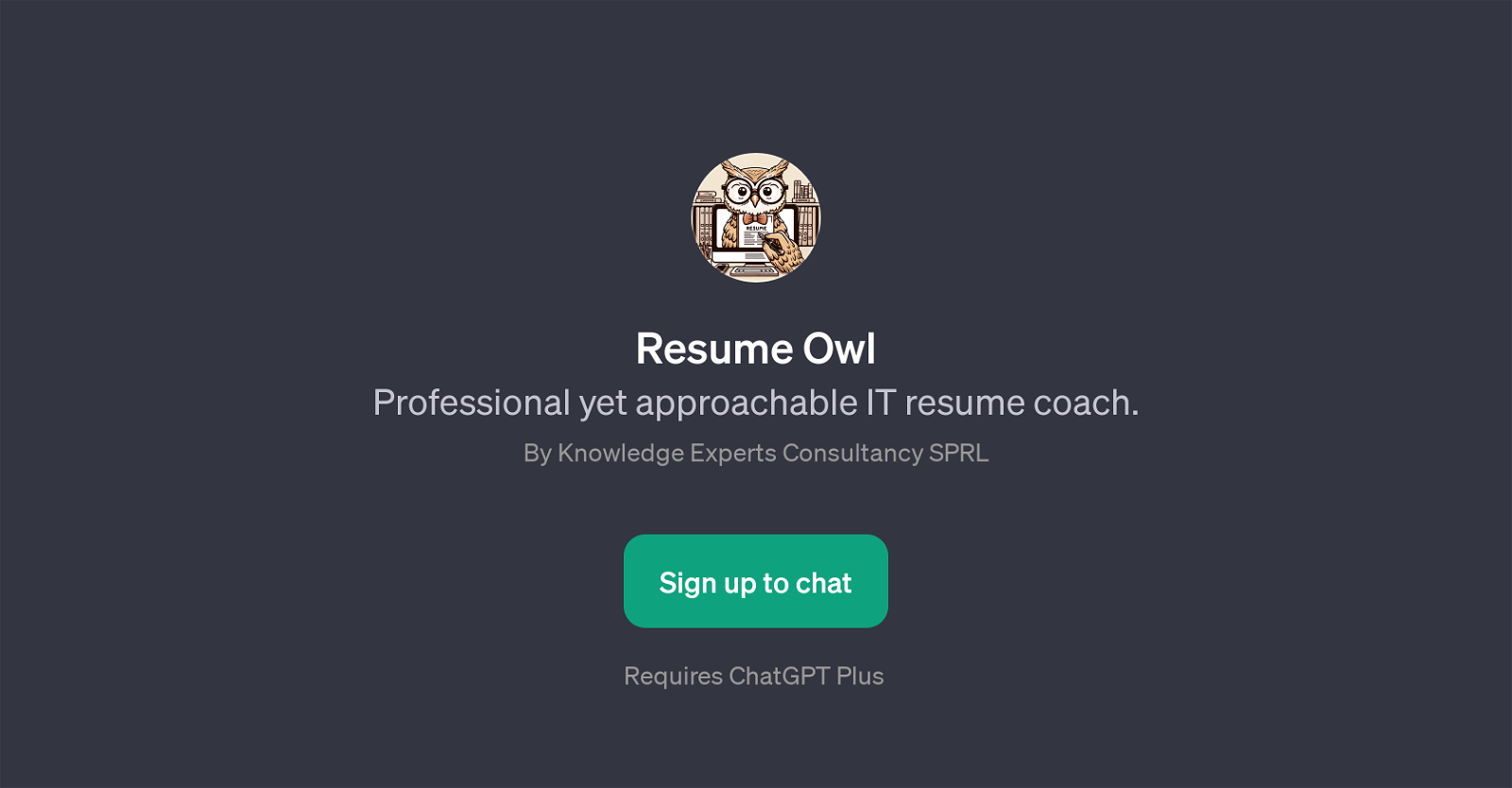 Resume Owl website