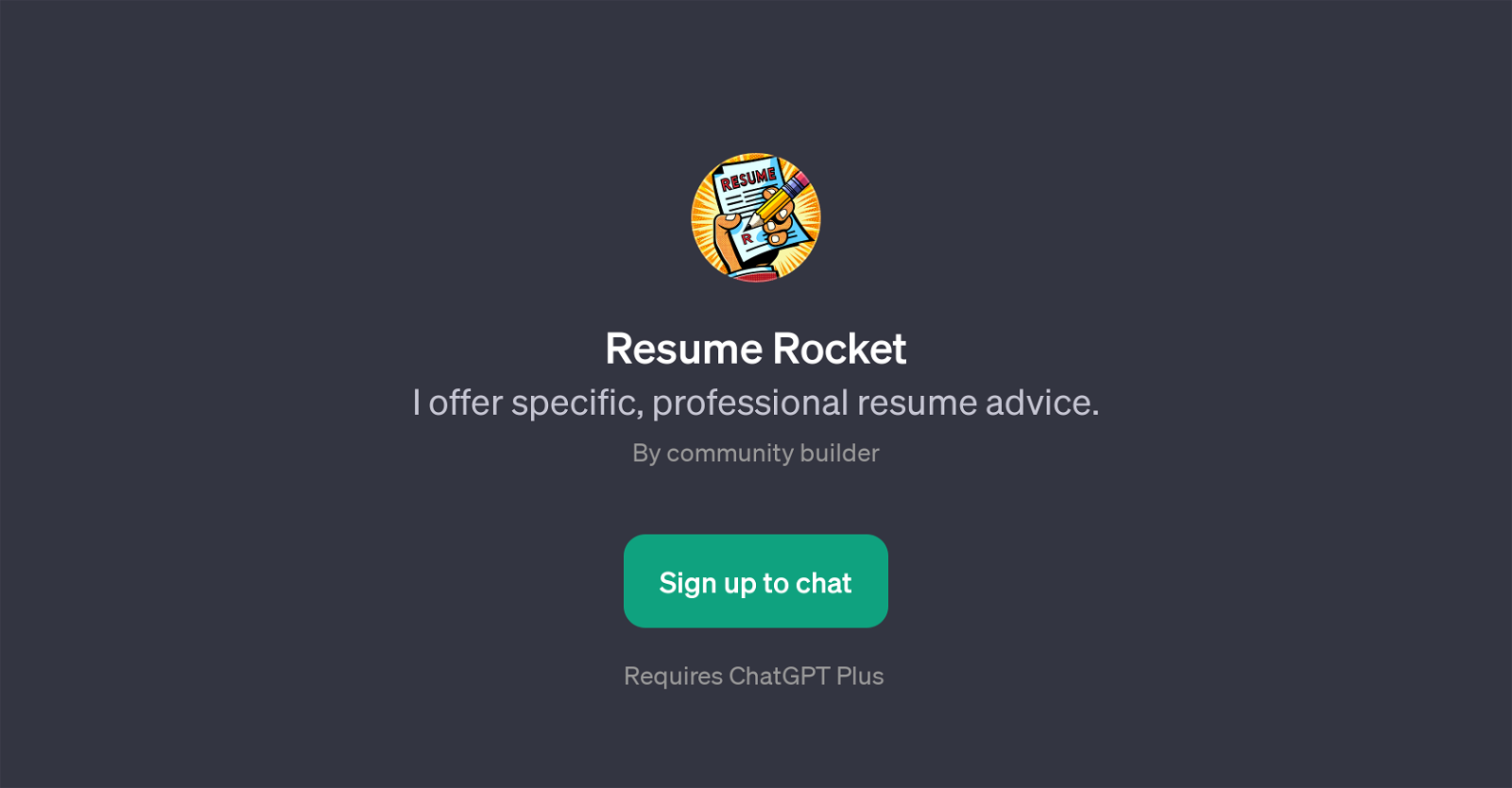 Resume Rocket website