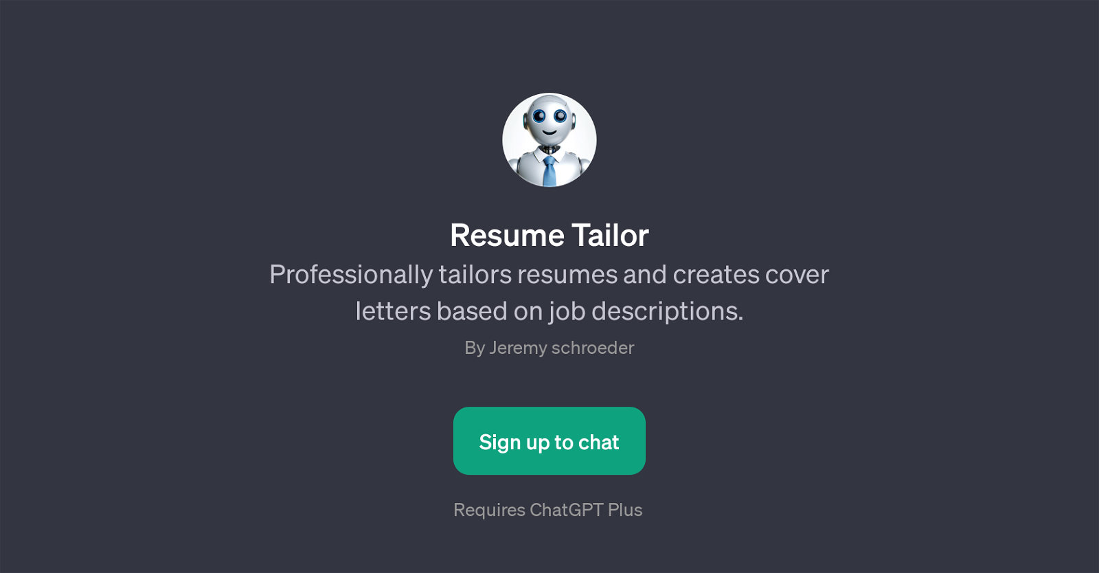 Resume Tailor website