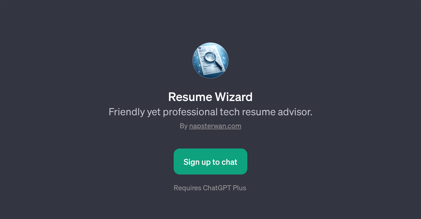 Resume Wizard website