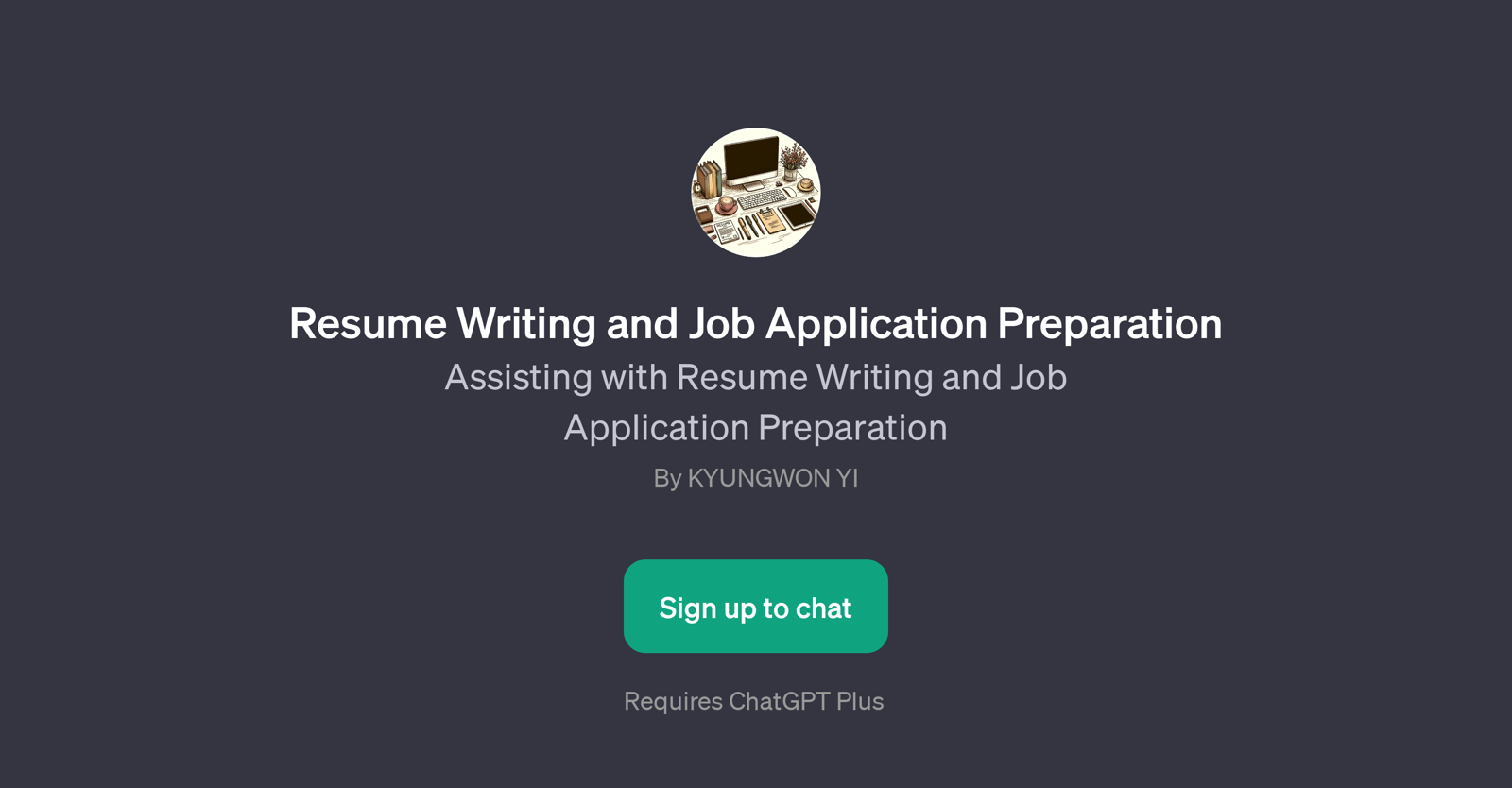 Resume Writing and Job Application Preparation GPT website