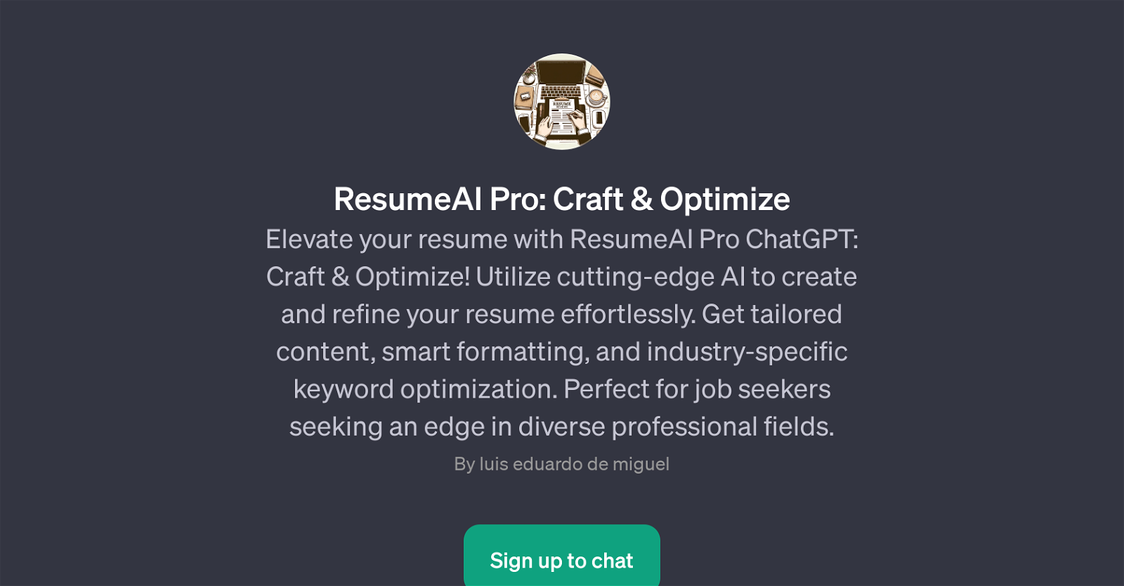 ResumeAI Pro: Craft & Optimize website