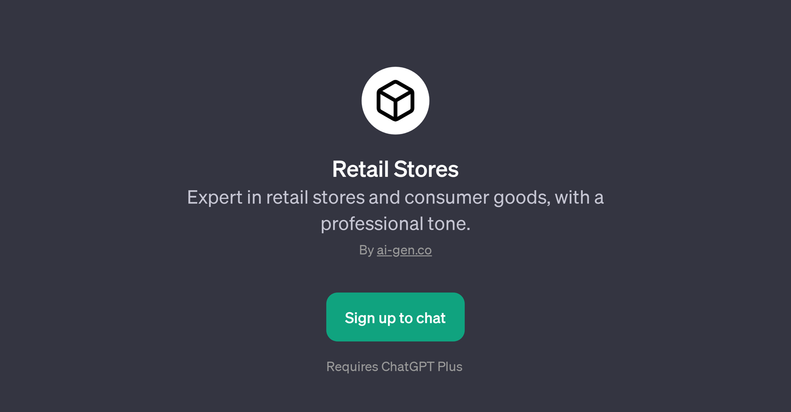 Retail Stores website