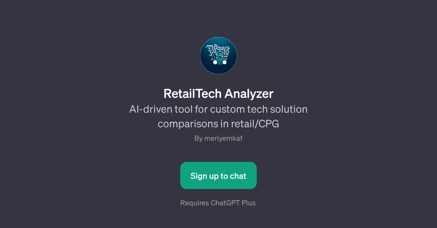 RetailTech Analyzer website