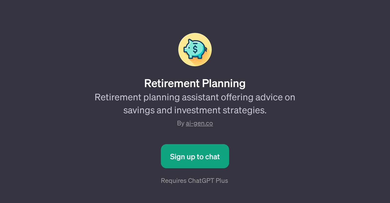 Retirement Planning website