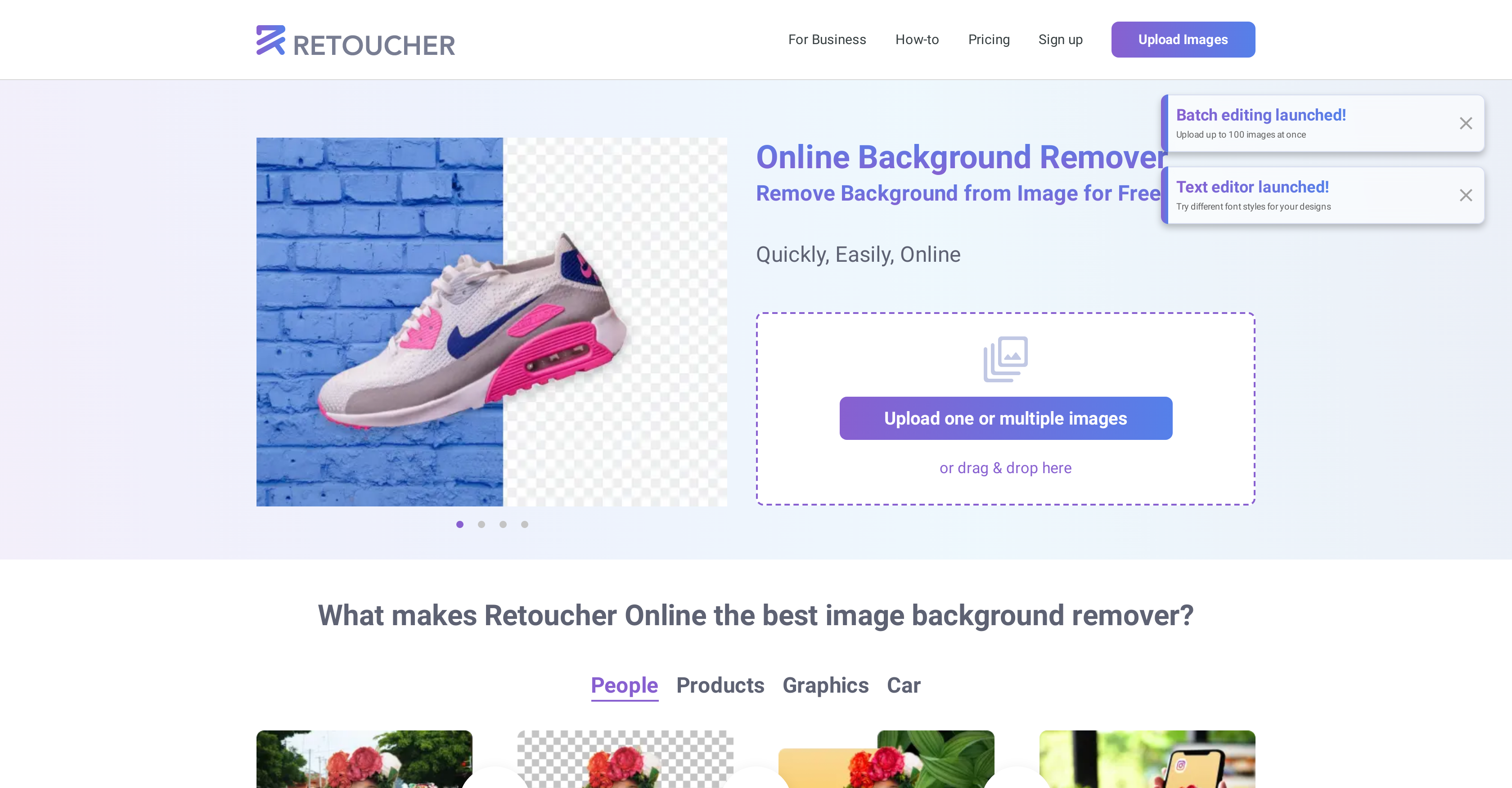 Retoucher website