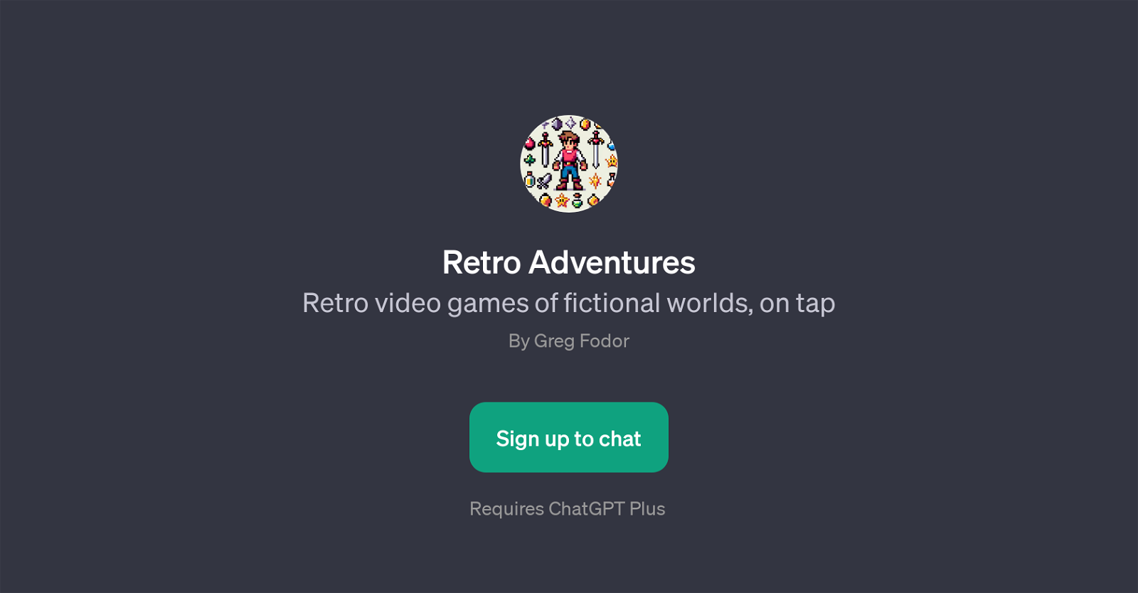 Retro Adventures website