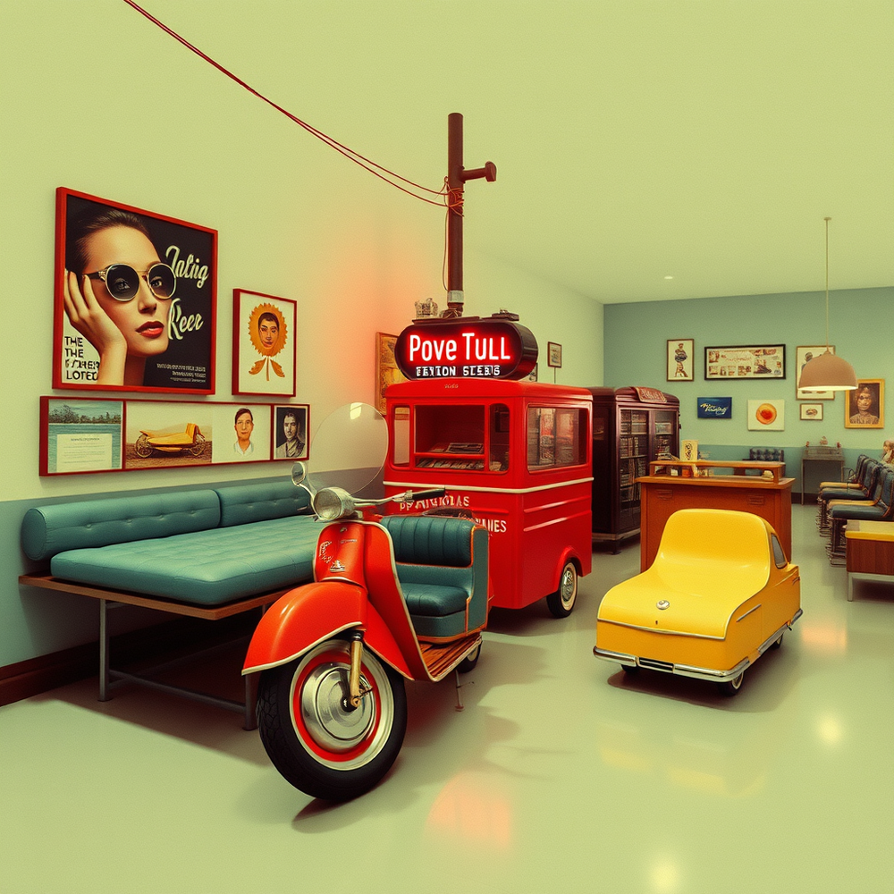 Retro style image generate website