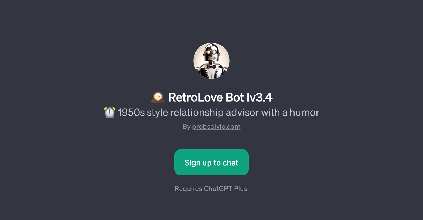 RetroLove Bot lv3.4 website