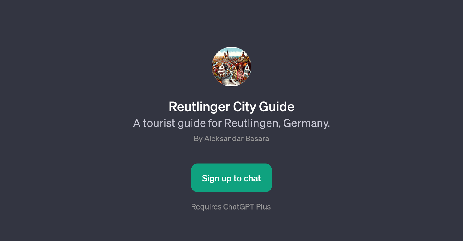 Reutlinger City Guide website