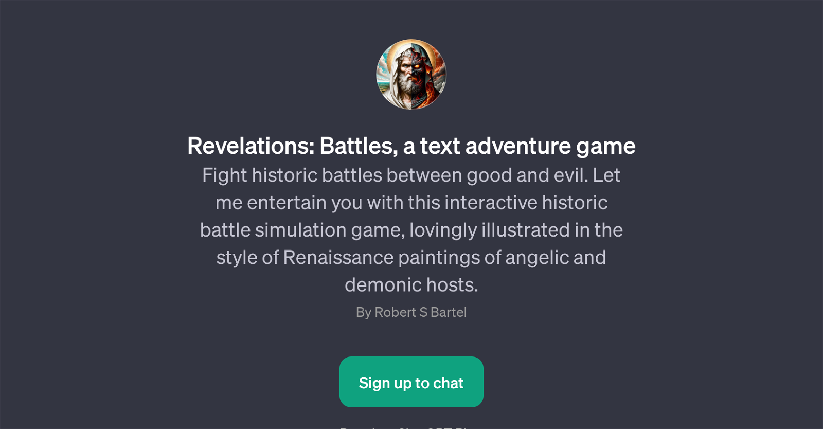 Revelations: Battles website