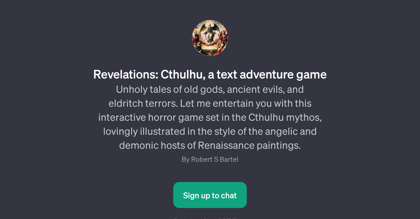 Revelations: Cthulhu website