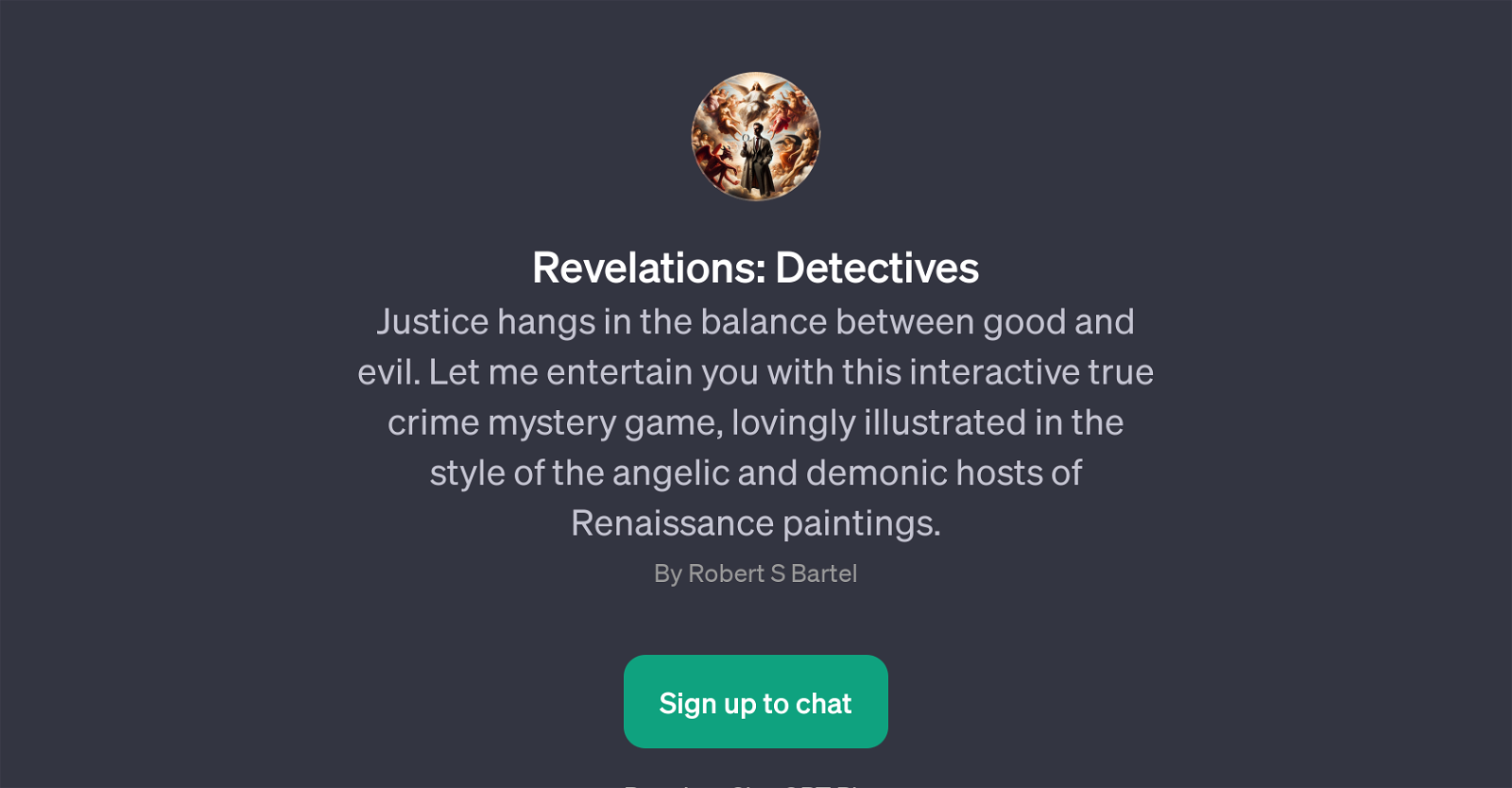 Revelations: Detectives website