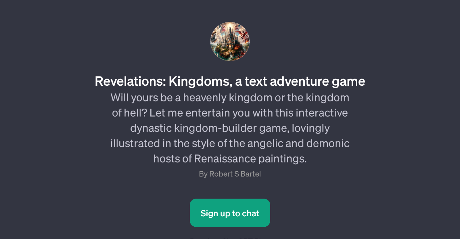 Revelations: Kingdoms website