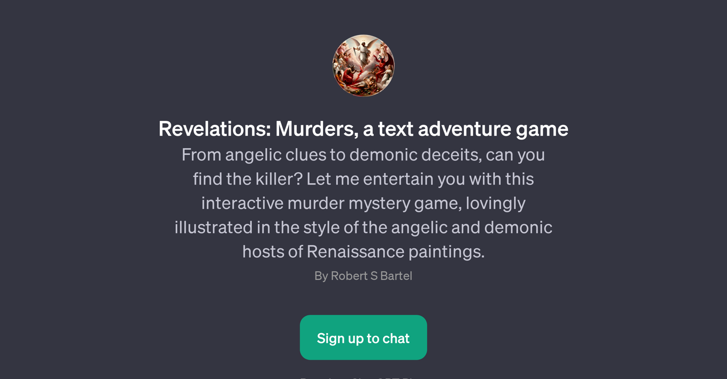 Revelations: Murders website