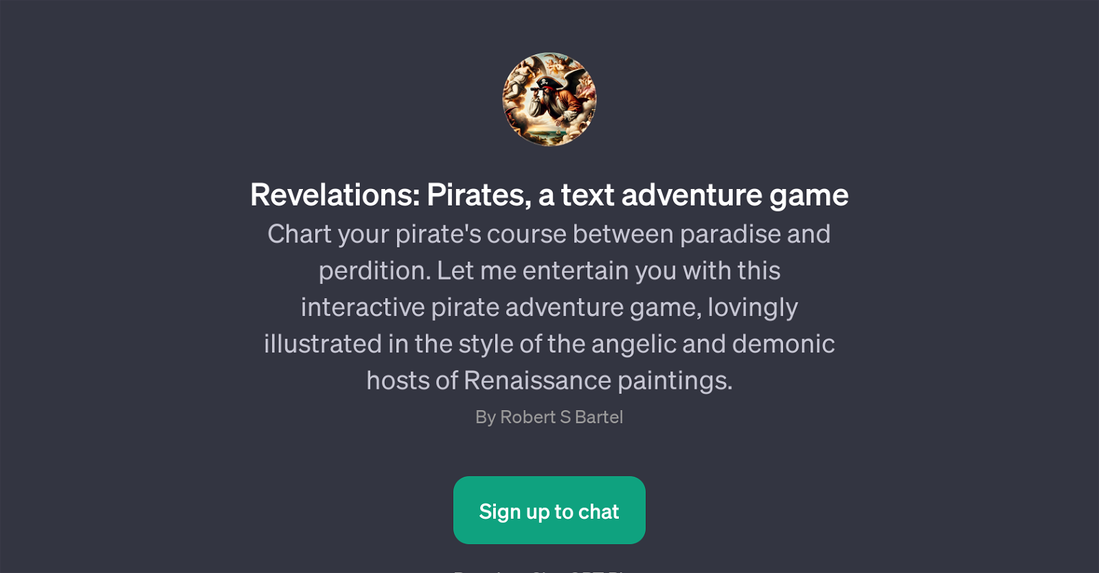 Revelations: Pirates website