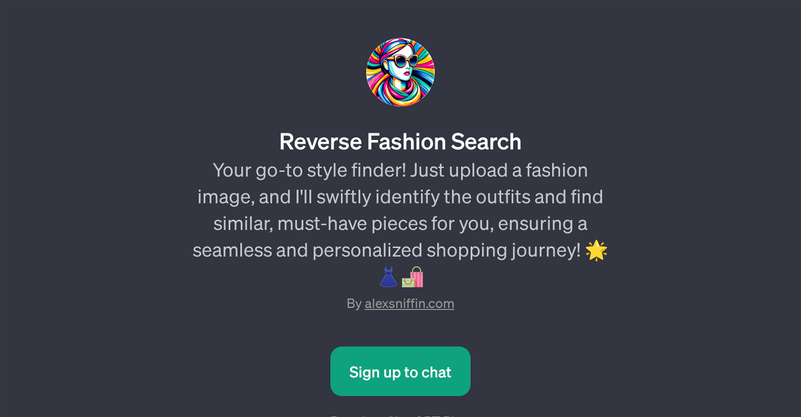 Reverse Fashion Search website