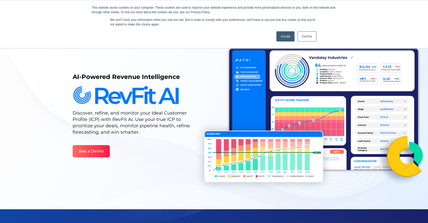 RevFit AI website