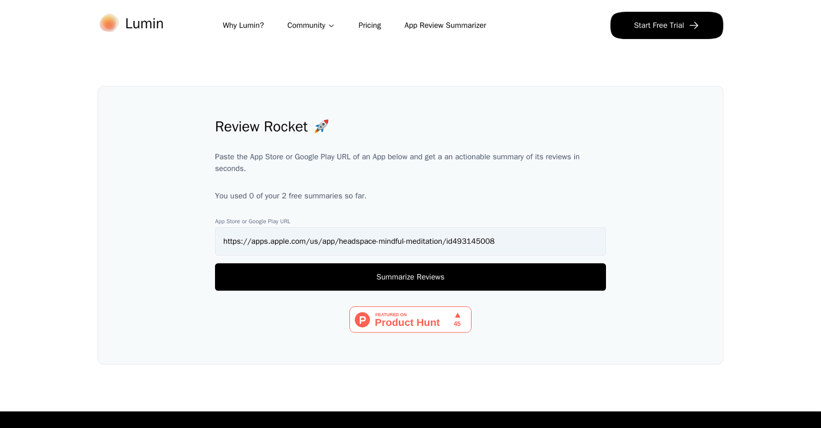 Review Rocket website