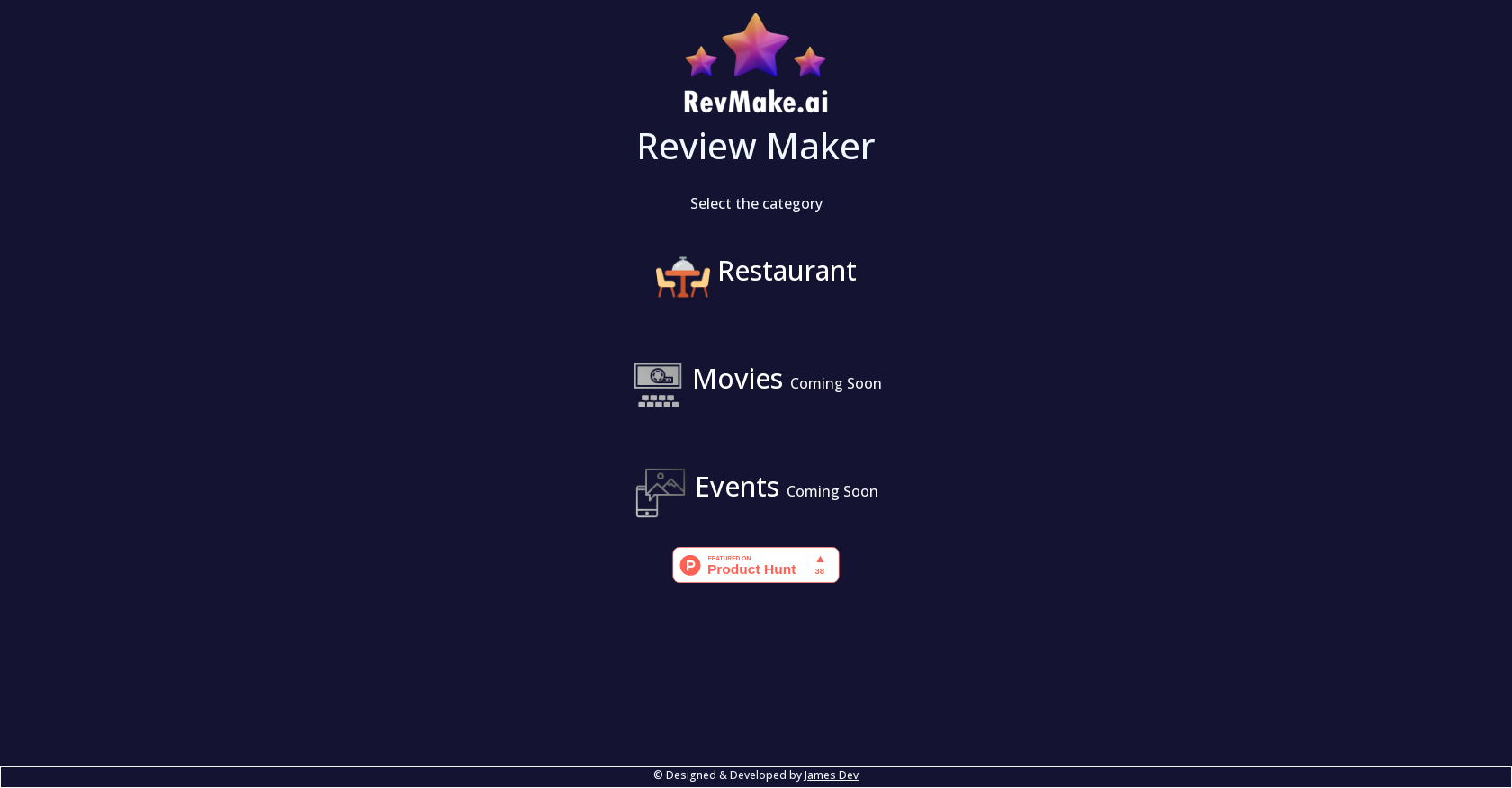 RevMake  website