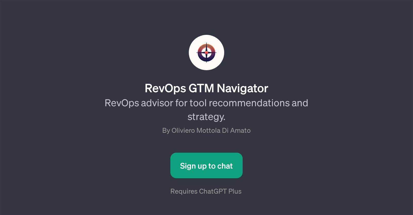 RevOps GTM Navigator website