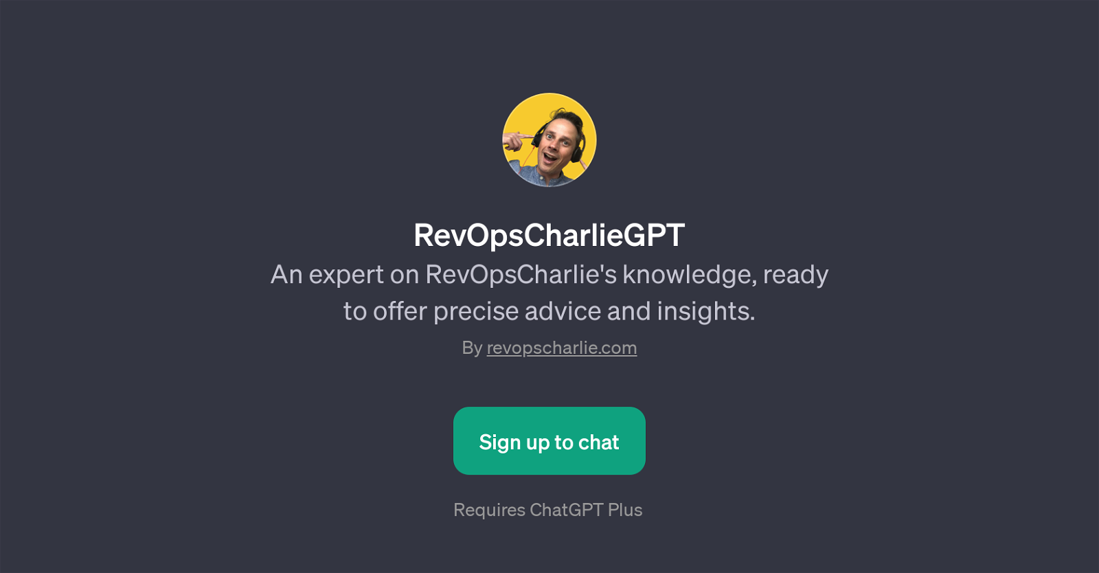 RevOpsCharlieGPT website