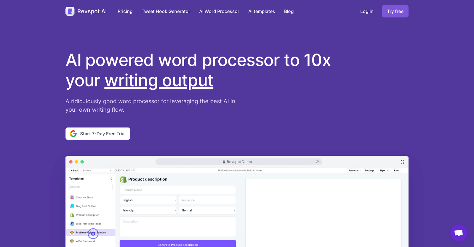 Revspot And 97 Other AI Tools For Writing