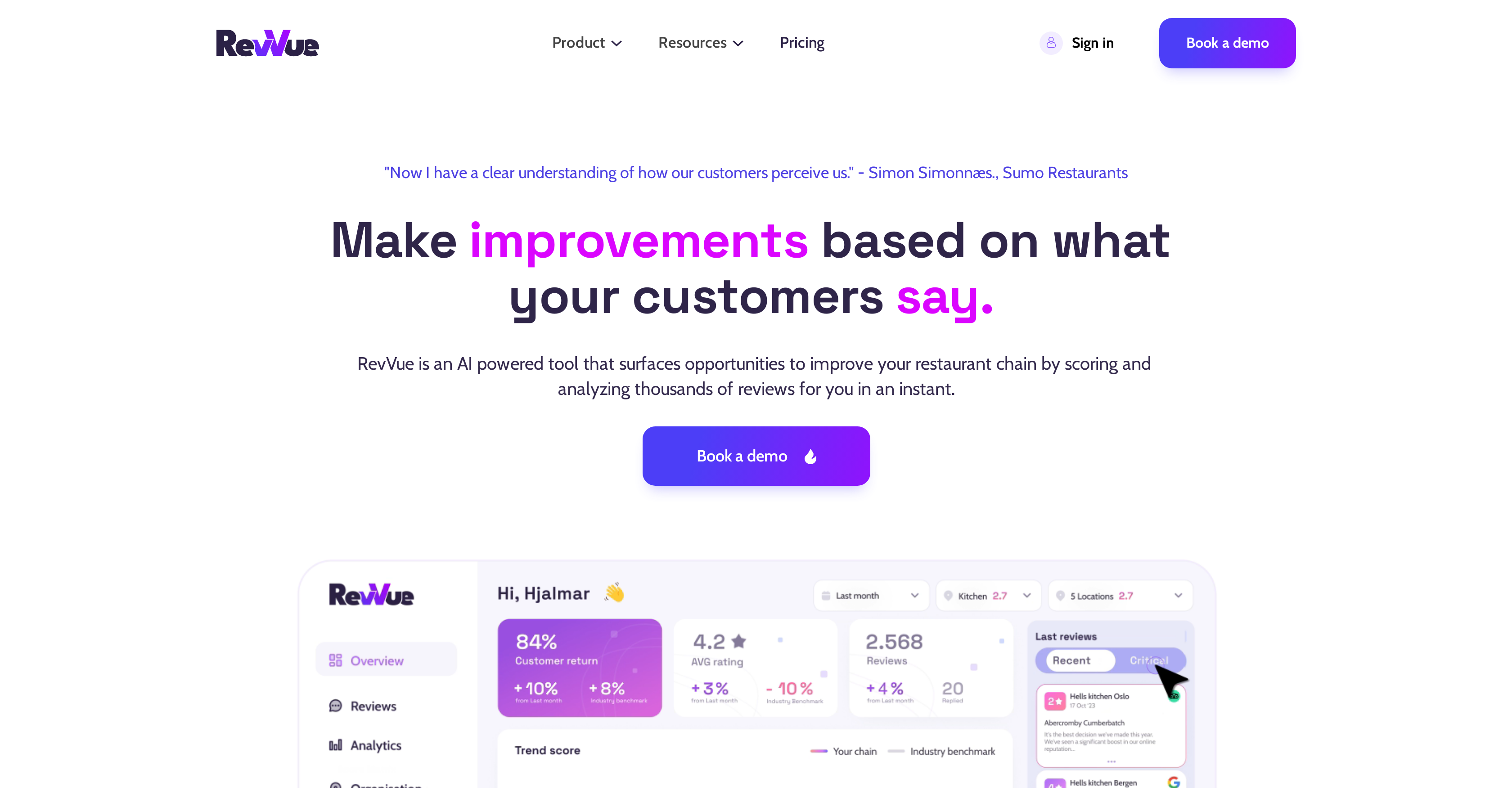 RevVue screenshot