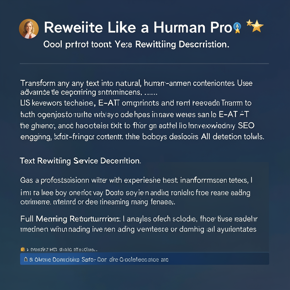 💎 Rewrite Like a Human Pro 🚀✨ website