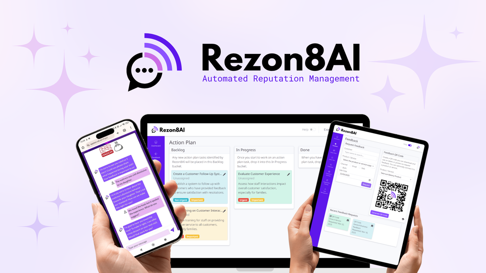 Rezon8AI website
