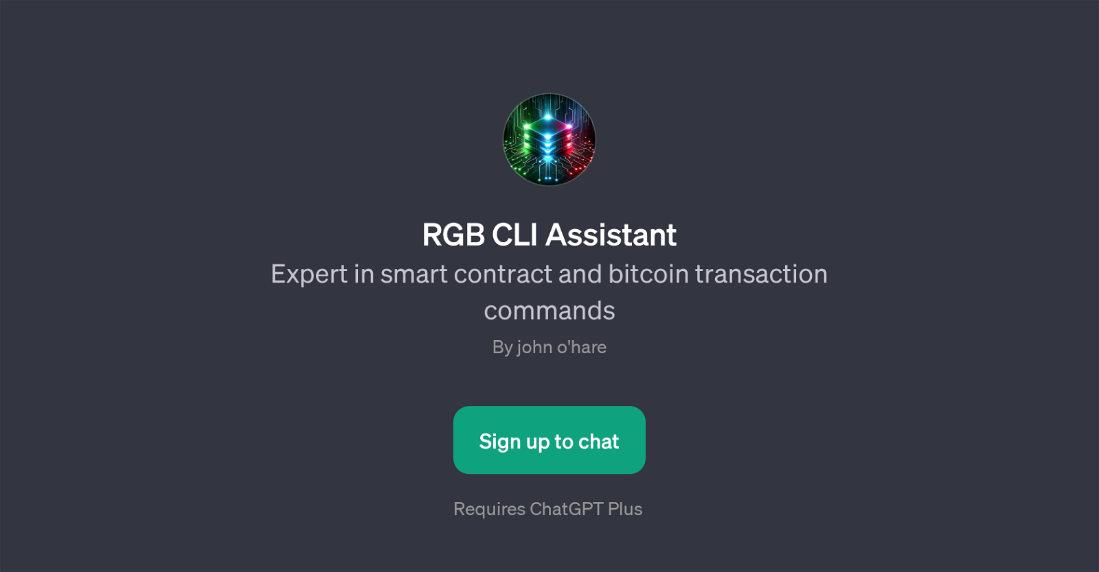 RGB CLI Assistant website
