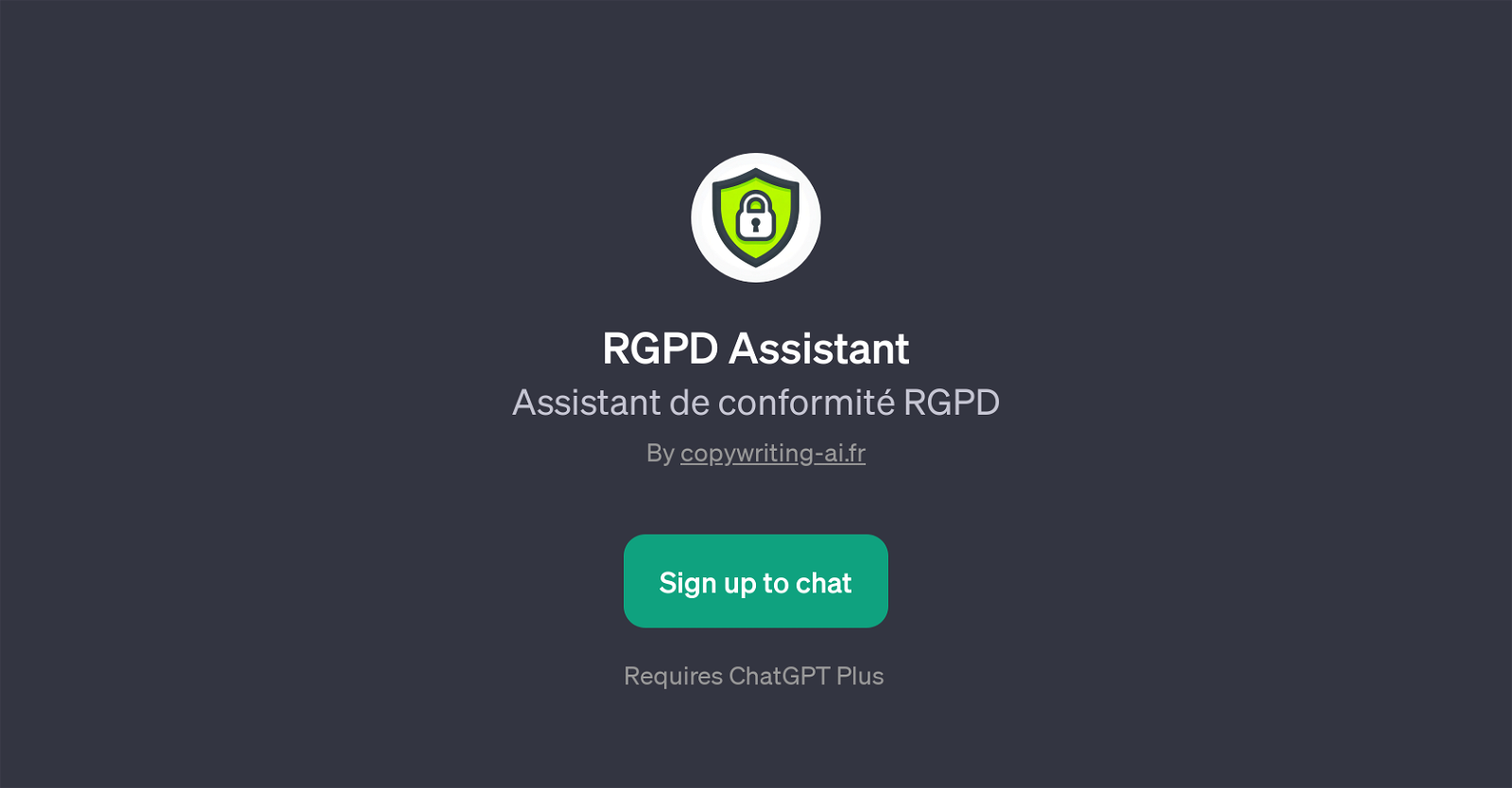 RGPD Assistant website