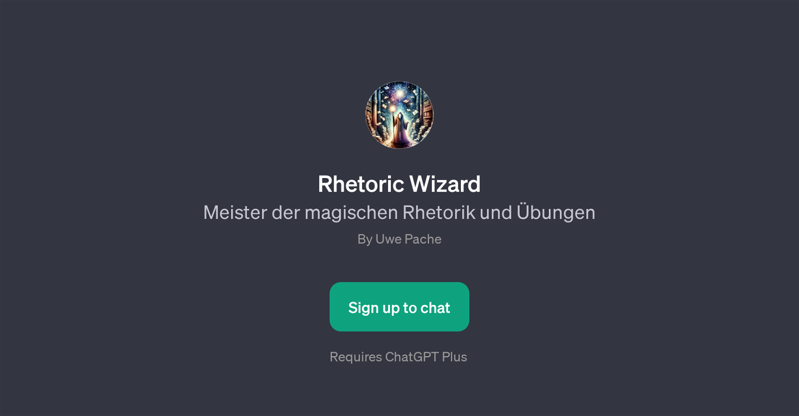 Rhetoric Wizard website