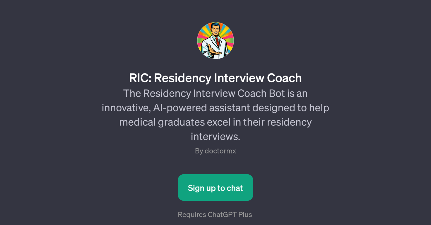 RIC: Residency Interview Coach website