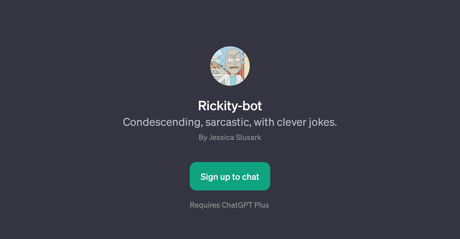 Rickity-bot website